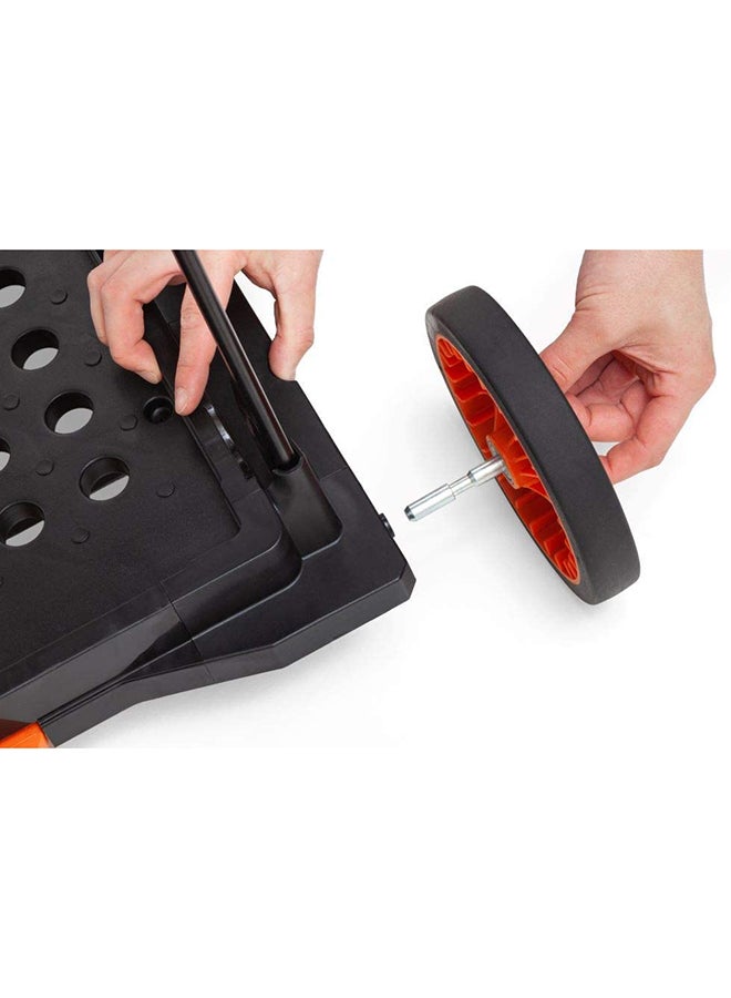 BLACK+DECKER - Folding Double Level Platform Trolley Orange 20/60kg - Image 1