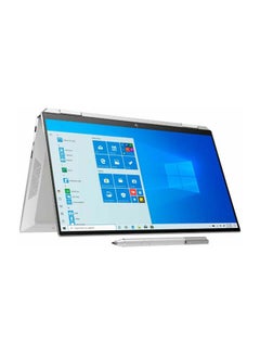 Spectre 13-AW0003 Convertible 2-In-1 Laptop With 13.3-Inch Display, Core i5 Processor/8GB RAM/256GB SSD/Intel UHD Graphics English Natural Silver