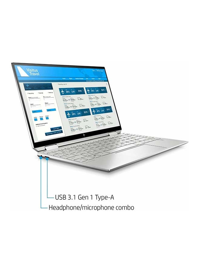 HP - Spectre 13-AW0003 Convertible 2-In-1 Laptop With 13.3-Inch Display, Core i5 Processor/8GB RAM/256GB SSD/Intel UHD Graphics English Natural Silver - Image 1