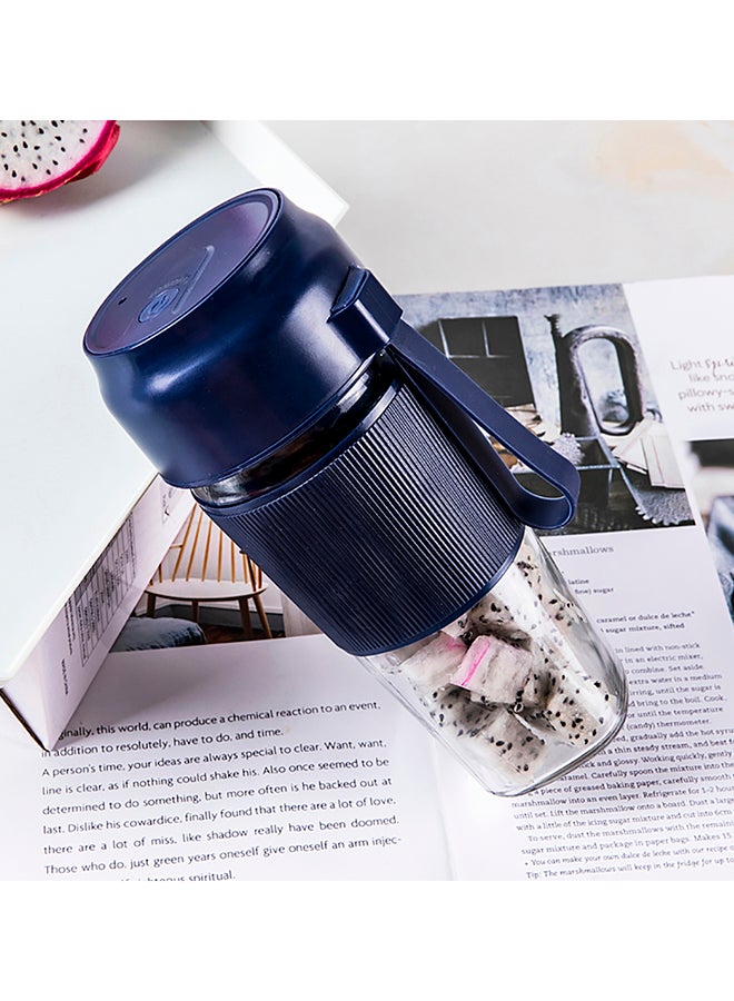 خلاط كهربائي وكوب عصر محمول 400.0 ml 50.0 W ST-6638 أزرق/شفاف - Image 3