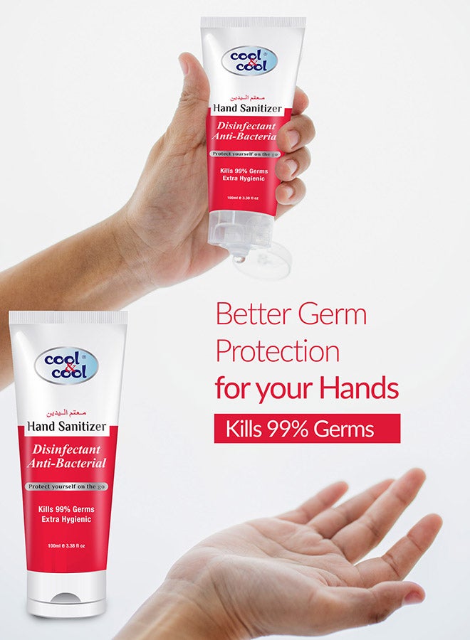 Cool & Cool Disinfectant Hand Sanitizer Tube Pack of 2 Red  - Image 2