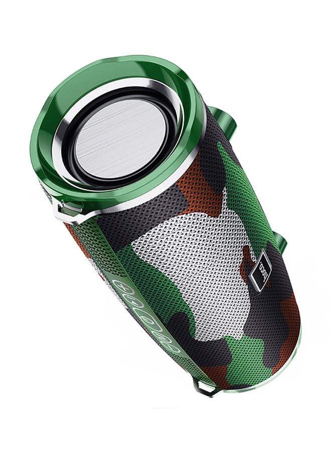 Hoco Desire Song Sports Wireless Speaker Green/Silver - Image 1