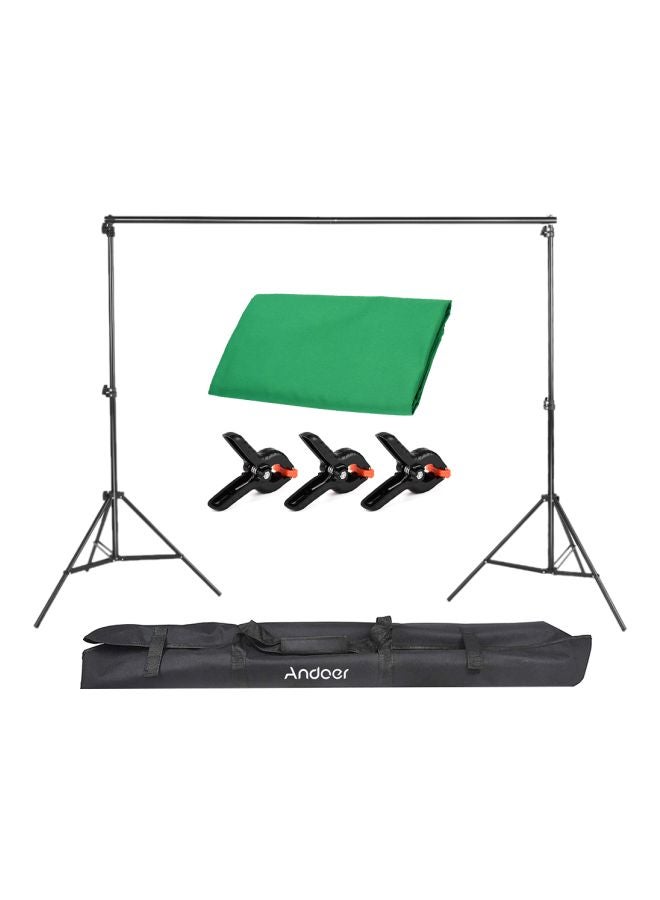 ANDOER Studio Photography Background Kit Green/Black/Red  - Image 1