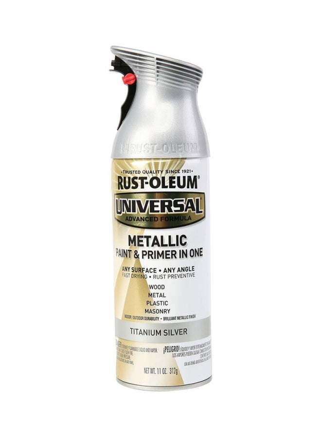 Rust-Oleum Universal Spray Paint And Primer silver 325.3ml