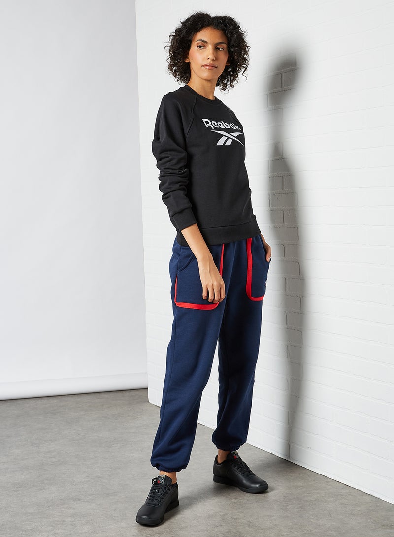 Reebok - Classics Big Vector Crew Sweatshirt Black - Image 1