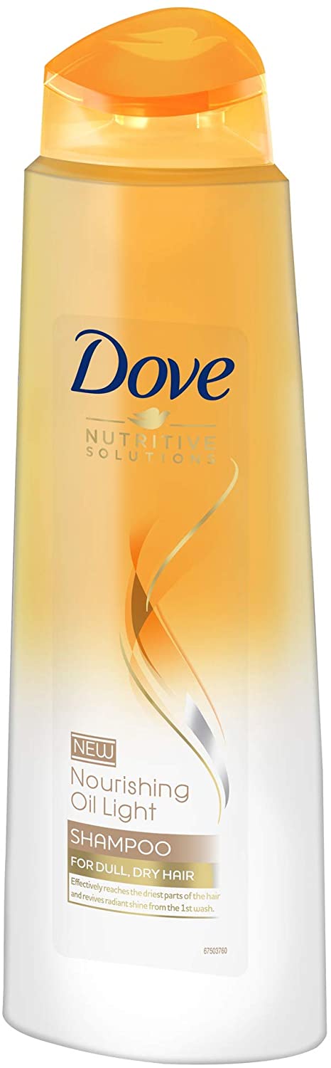 Dove Nourishing Oil Light Hair Shampoo 400ml  - Image 3