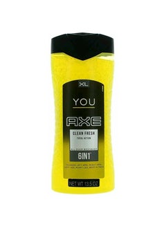 Axe 6 In 1 You Clean Fresh Total Action Body Wash 400ml 