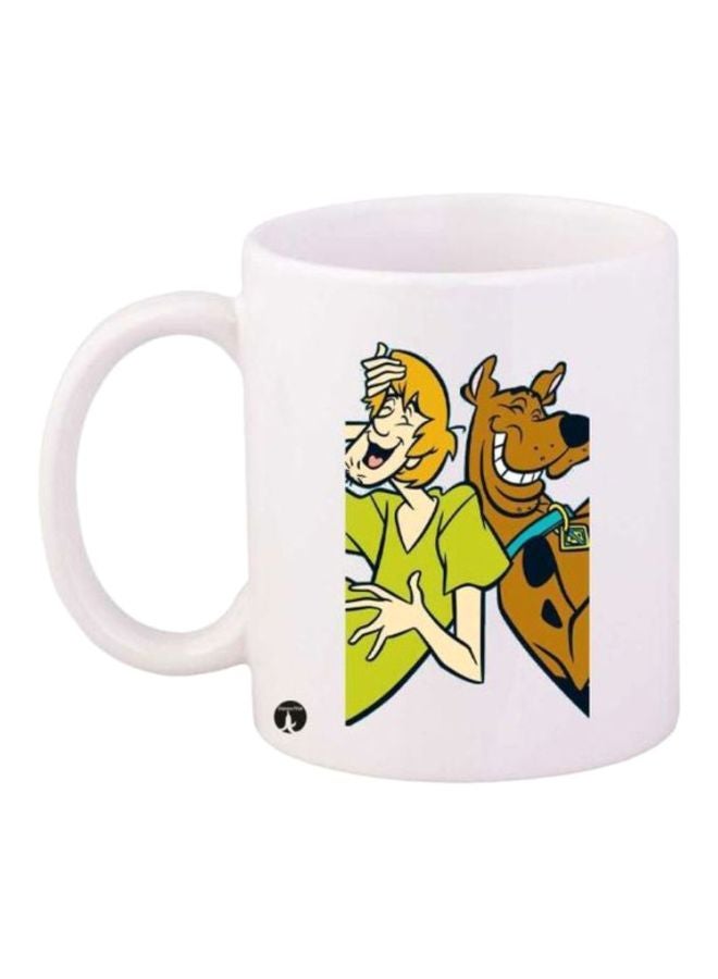 BP Scooby Doo Printed Mug White/Green/Brown