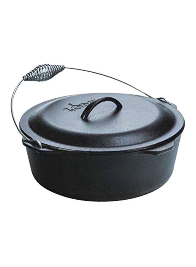Lodge Pre Seasoned Dutch Oven Black 33.7x0.5x12.1cm - Image 1