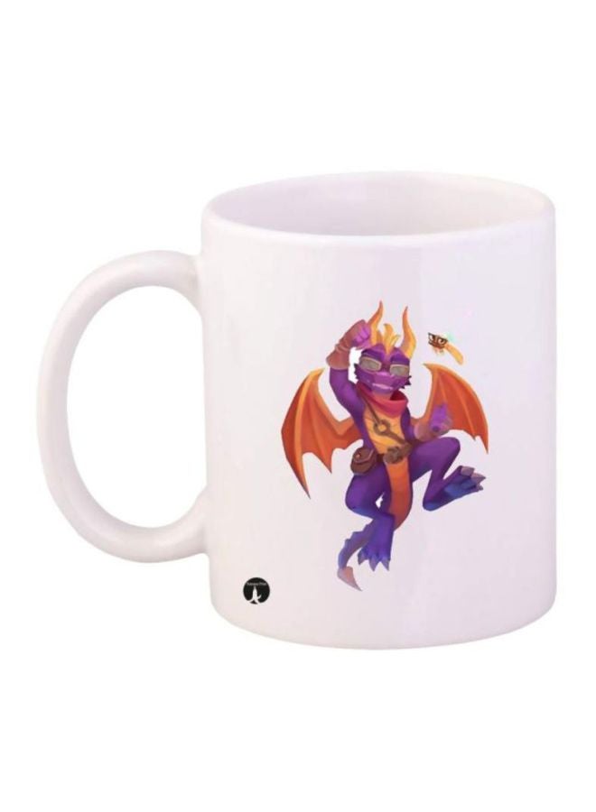 BP Spyro Video Game Printed Mug White/Purple/Red