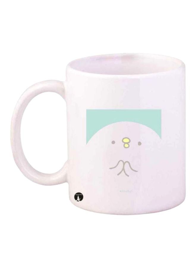 BP Bird Printed Mug White/Green/Black