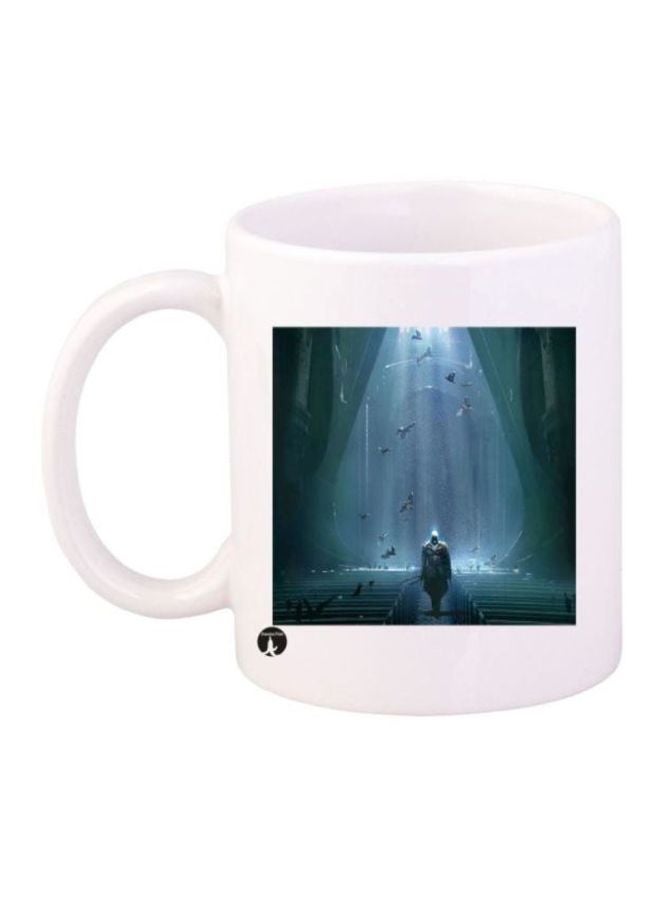 Assassin's Creed Video Game Printed Mug White/Blue