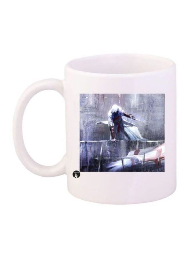 Game Assassin's Creed Character Printed Mug White/Grey