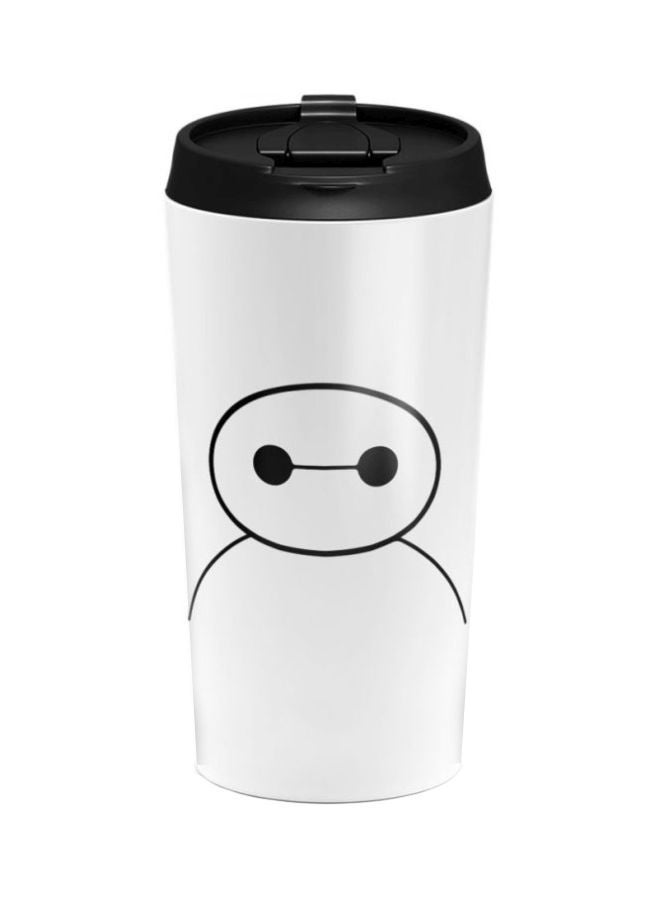 LOUD UNIVERSE Stainless Steel Travel Tumbler With Acrylic Lid White/Black  - Image 1