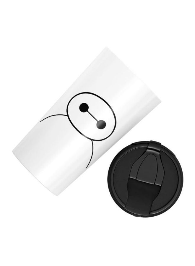 LOUD UNIVERSE Stainless Steel Travel Tumbler With Acrylic Lid White/Black  - Image 2