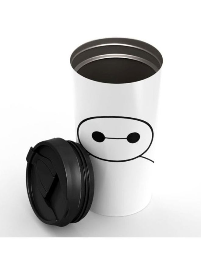 LOUD UNIVERSE Stainless Steel Travel Tumbler With Acrylic Lid White/Black  - Image 3