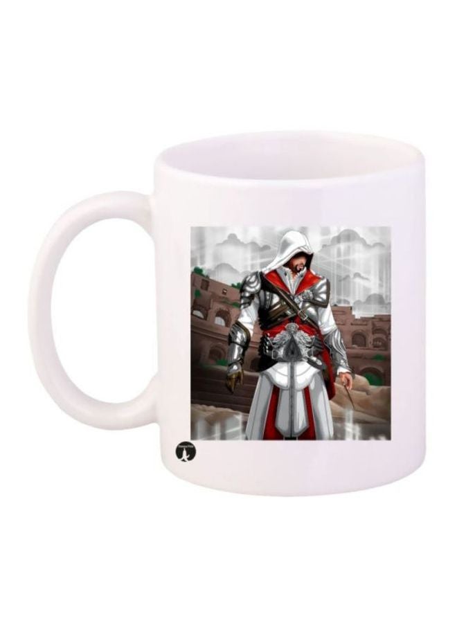 BP Assassin's Creed Video Game Printed Mug White/Silver/Red