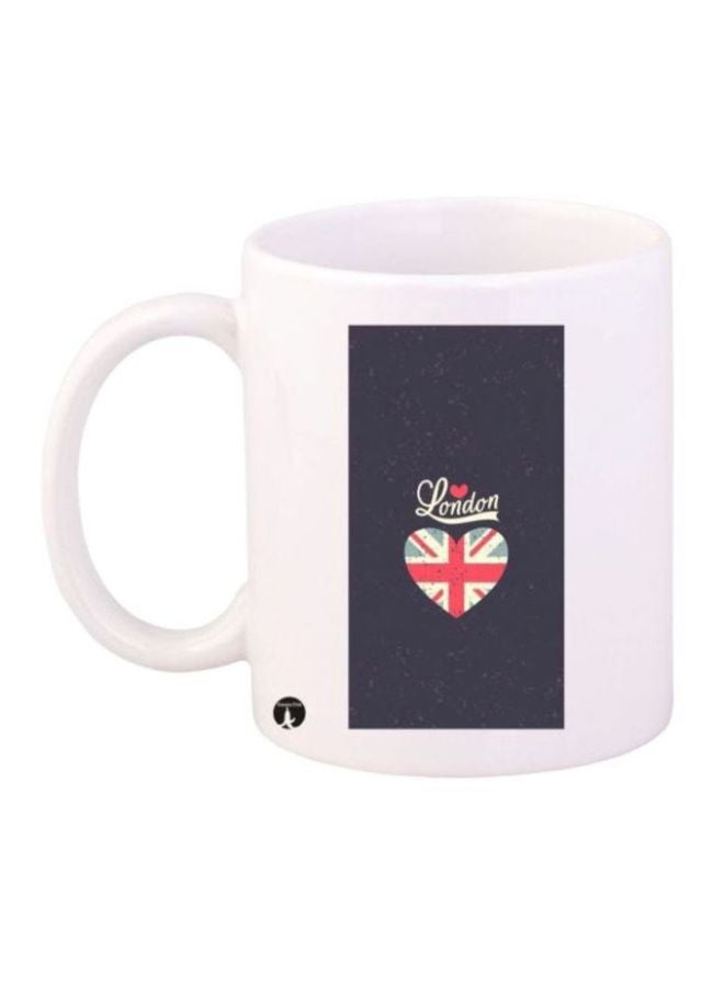 بي بي قدح مطبوع عليه عبارات باللغة الإنجليزية أبيض/أسود/أحمر