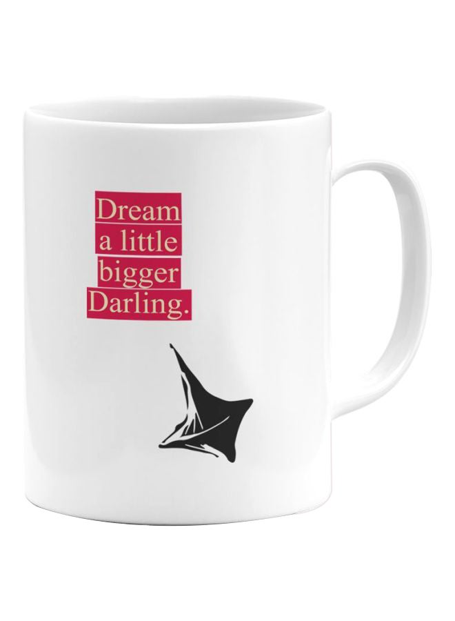 LOUD UNIVERSE Ceramic Coffee Mug White/Red/Black 
