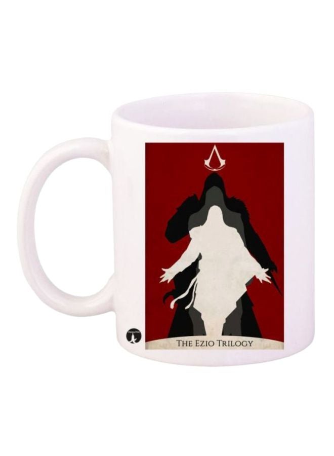 Assassin's Creed Printed Mug White/Red/Black