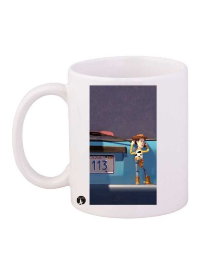 بي بي مج مطبوع بتصميم من المسلسل Toy Story أبيض/أزرق/رمادي