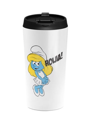 Stainless Steel Travel Tumbler With Acrylic Lid White/Black/Blue - v1603805120/N22722425A_1