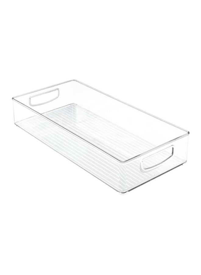 إنترديزاين سلة للمطبخ شفاف 40.64x20.32x7.62سم - Image 1