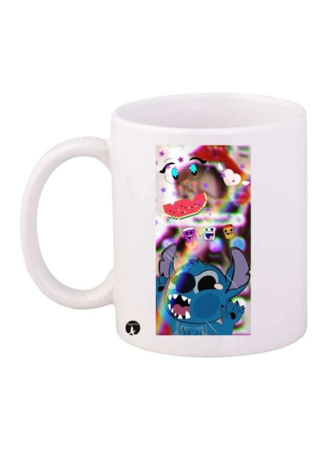 BP Stitch Printed Mug White/Blue/Red