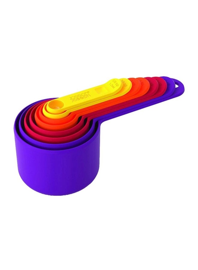 Joseph Joseph 8-Piece Nest Measuring Cup Set Blue/Red/Yellow Cup 1.25, Cup 2.5, Cup 5, Cup 15, Cup 60, Cup 85, Cup 125, Cup 250ml  - Image 1