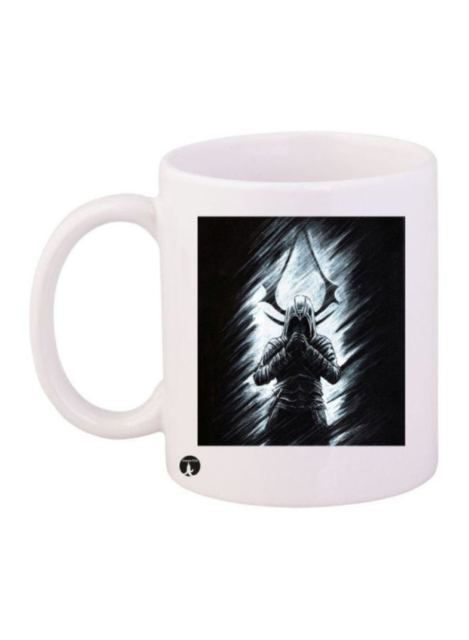 Assassin's Creed Video Game Printed Mug White/Black