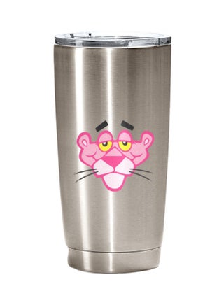 Stainless Steel Travel Tumbler With Acrylic Lid Silver/Pink/Clear - v1603805202/N22721767A_1