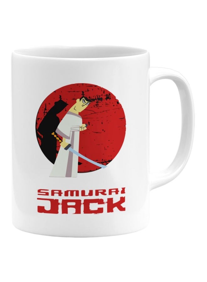 LOUD UNIVERSE Ceramic Coffee Mug White/Black/Red  - Image 1