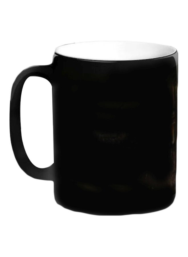Decalac Printed Ceramic Mug Green/Brown/Black - Image 1