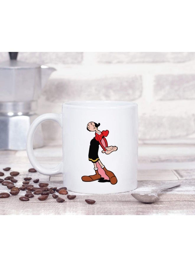 LOUD UNIVERSE Ceramic Coffee Mug White/Black/Pink  - Image 3