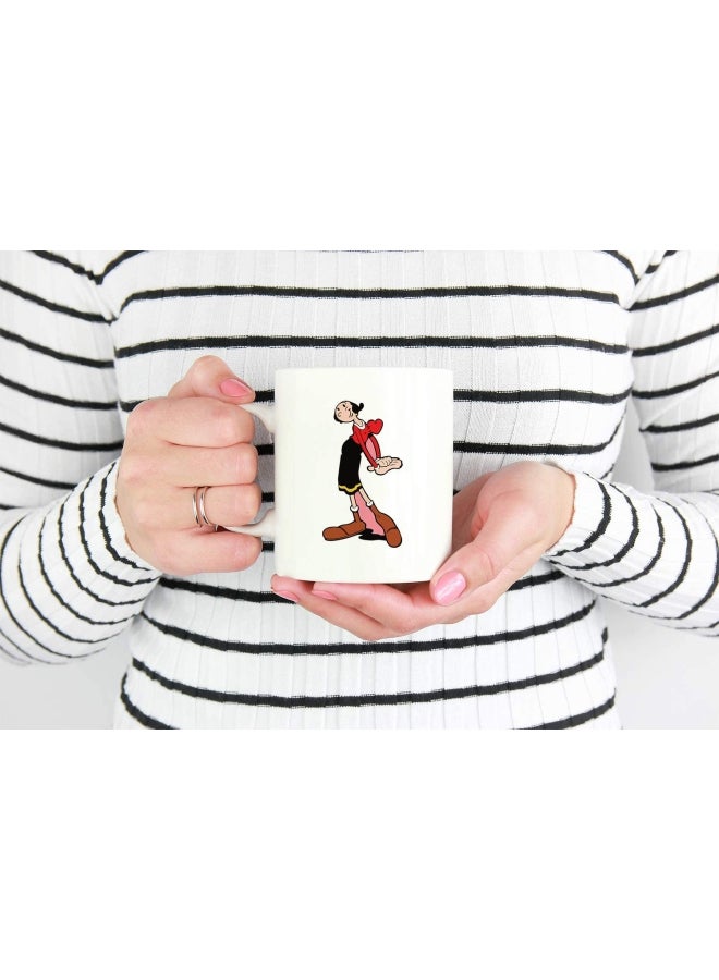 LOUD UNIVERSE Ceramic Coffee Mug White/Black/Pink  - Image 2