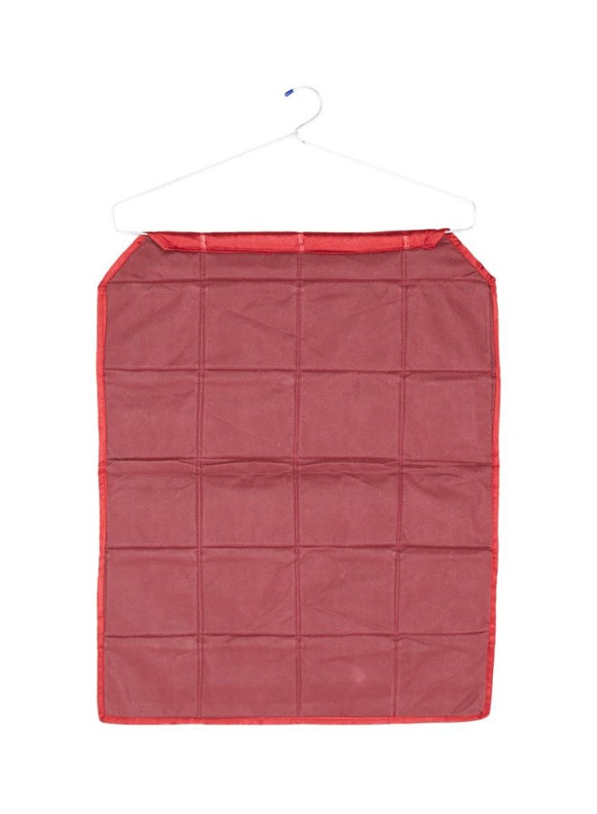 Kuber Industries 20 Pockets Wall Hanging Organizer Red  - Image 2