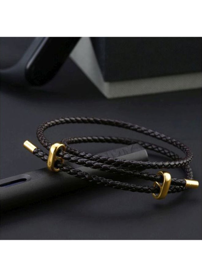 Xiaomi Leather String Braided Rope Pull Bracelet  - Image 3