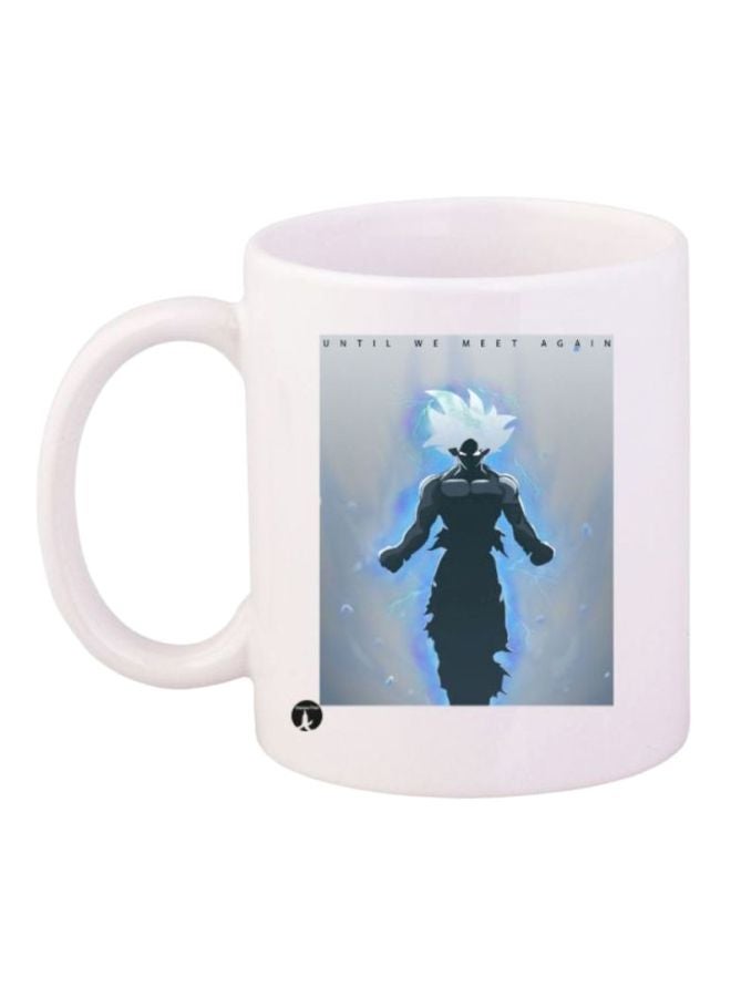 BP Anime Dragon Ball Printed Coffee Mug White/Blue/Black