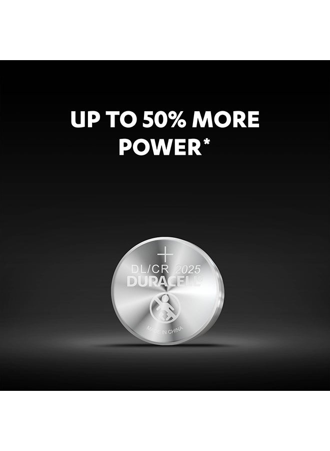 Duracell - Lithium Coin Battery CR2025 3V, Pack of 2 Multicolour - Image 1