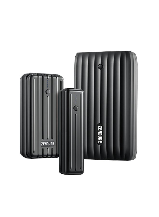 ZENDURE - 30100.0 mAh 3-Piece General Travel Charge Pack Black - Image 1