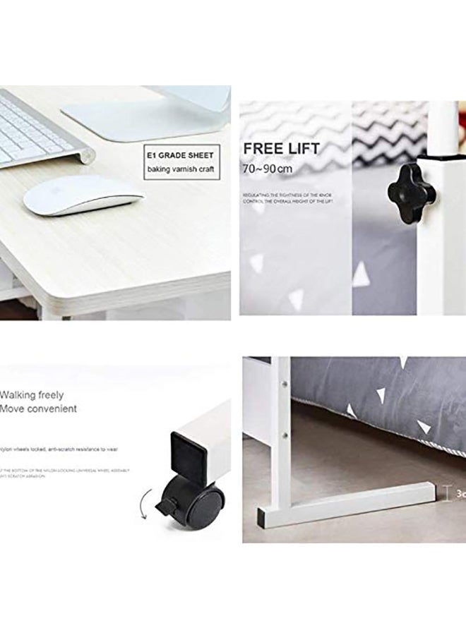 Generic Adjustable Table White 60x40cm  - Image 2