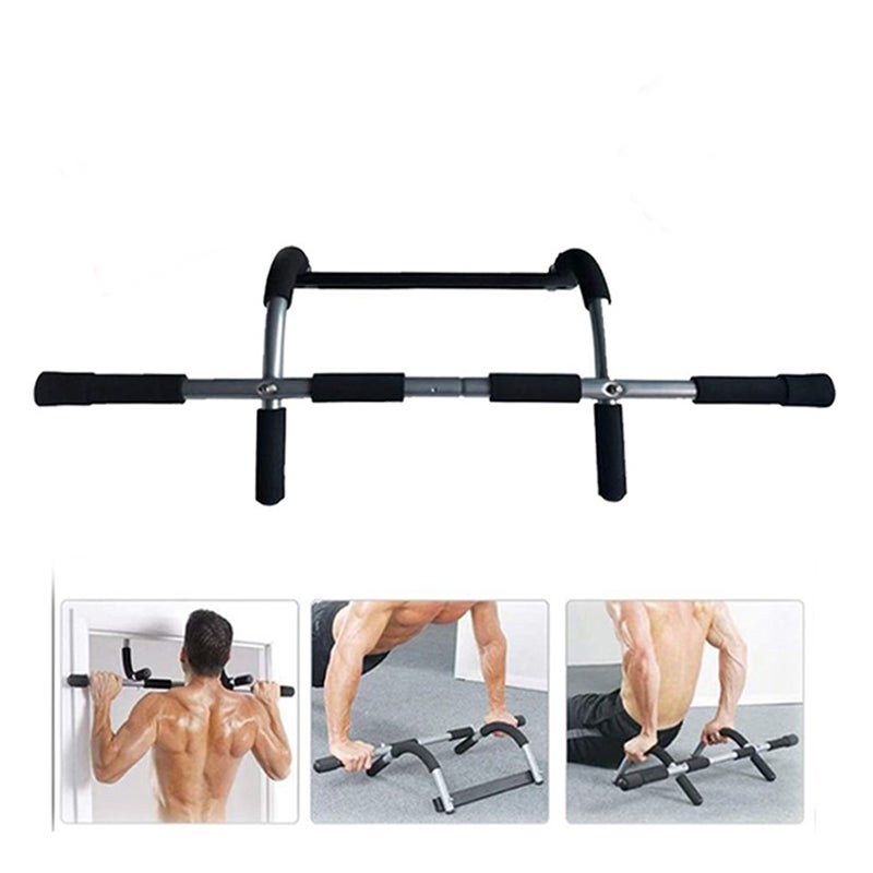 Kanteen Store - 2-Piece Pull Up Bar With Abdominal exercises wheel Set 100cm - Image 1