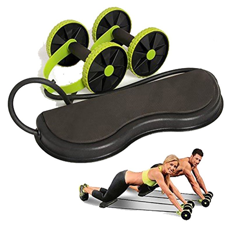 Kanteen Store - 2-Piece Pull Up Bar With Abdominal exercises wheel Set 100cm - Image 1