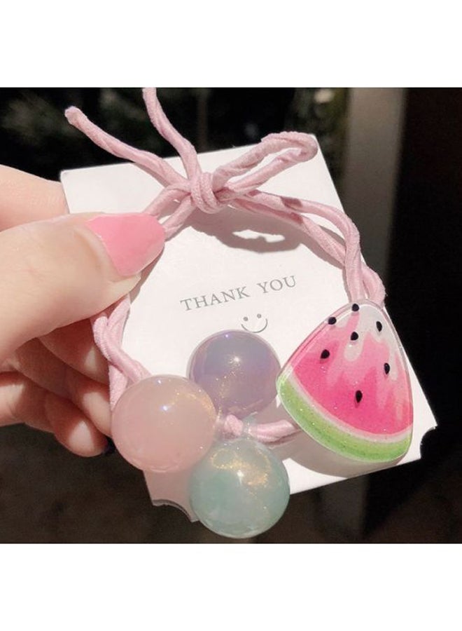 Beauenty Crystal Watermelon Rubber Hair Band  - Image 2