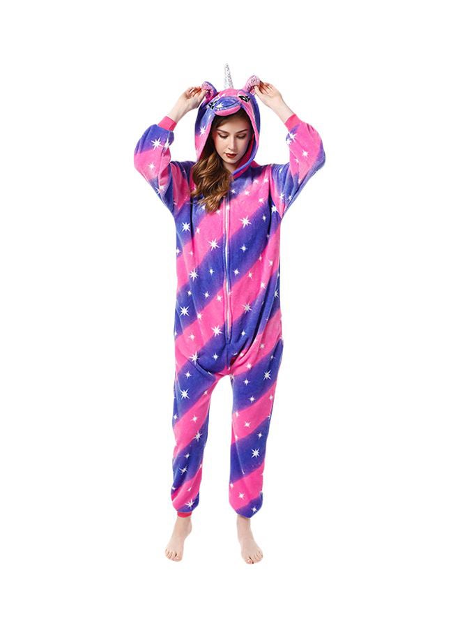 QiaoKai Unicorn Printed Onesie Blue/Pink/Yellow  - Image 1