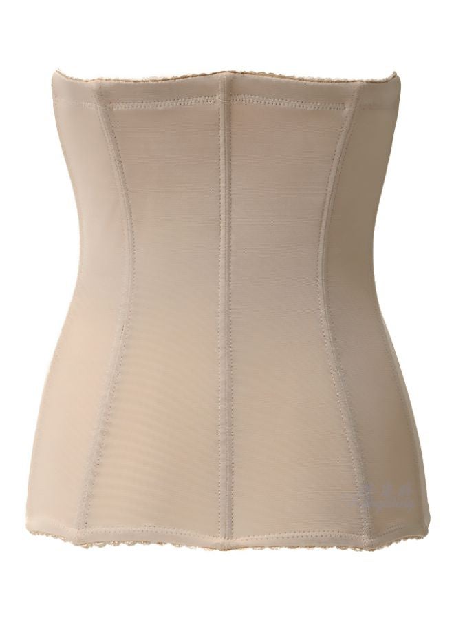 QiaoKai Solid Corset Beige - Image 2
