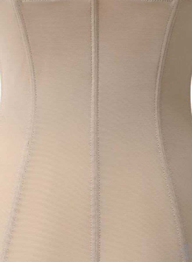 QiaoKai Solid Corset Beige - Image 3