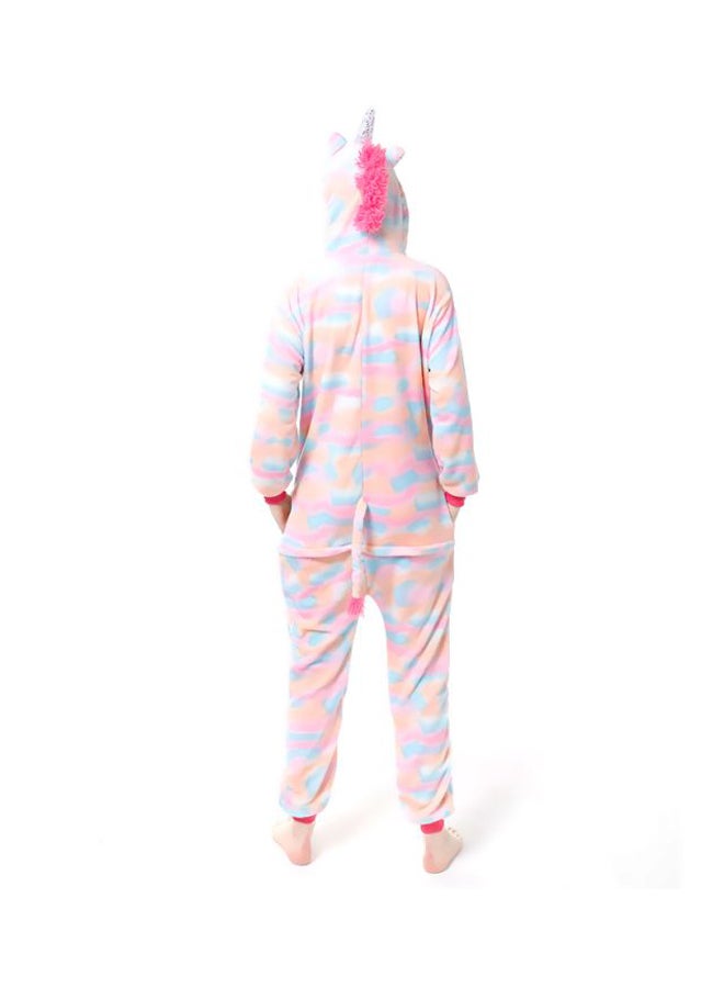 QiaoKai Unicorn Printed Onesie Pink/Blue/Orange  - Image 2