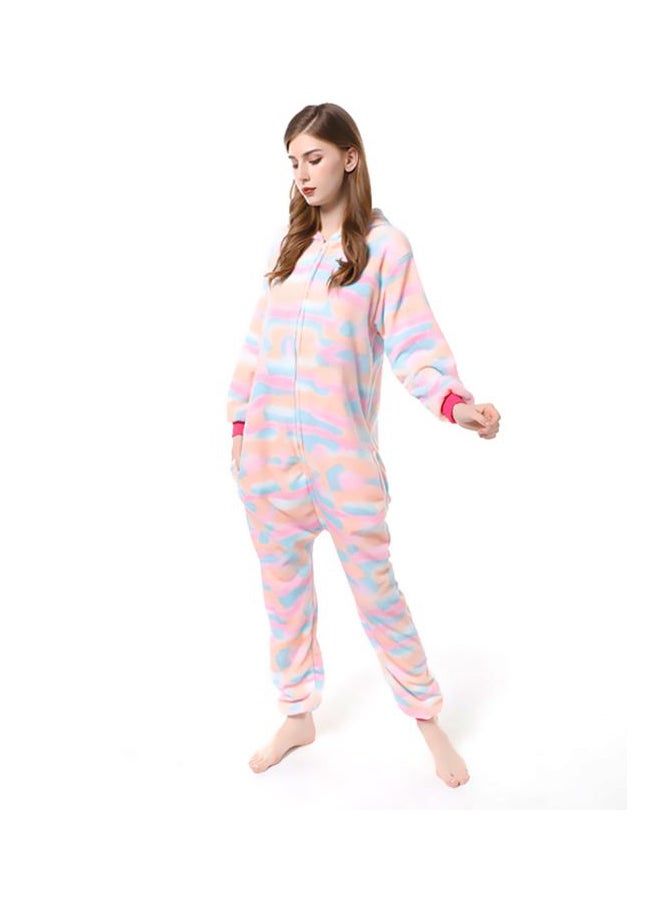 QiaoKai Unicorn Printed Onesie Pink/Blue/Orange  - Image 3