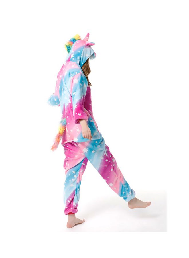 QiaoKai Unicorn Printed Onesie Pink/Blue - Image 3
